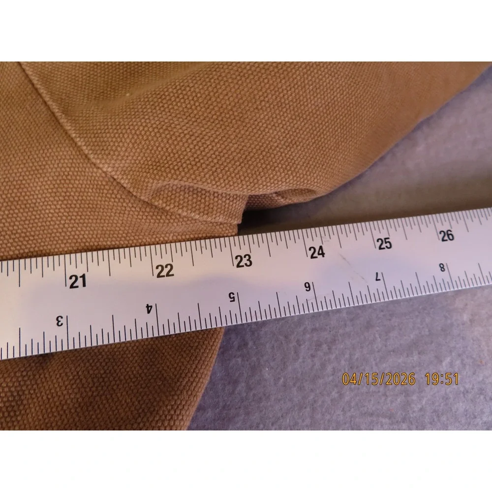 Levis Field Jacket Mens L Tan Canvas Military Aviator Coat Southwestern Aztec - Picture 5 of 16
